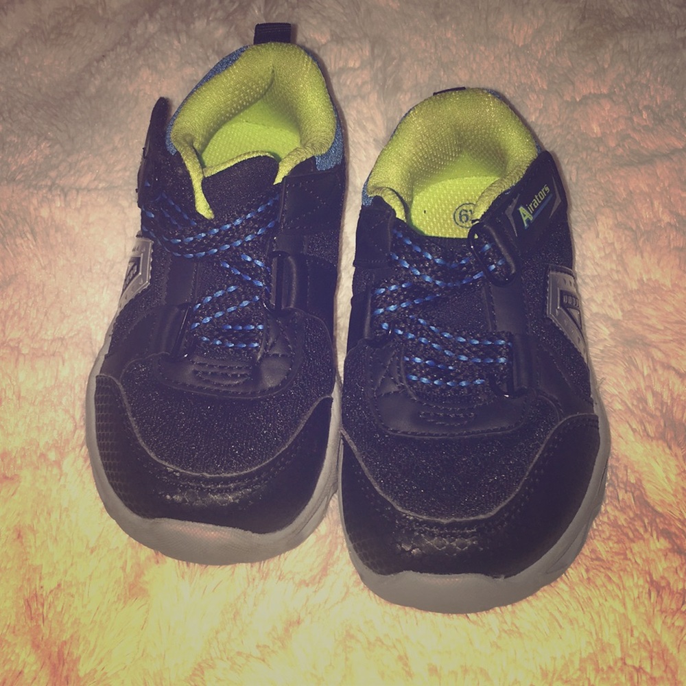 Black green and blue airators